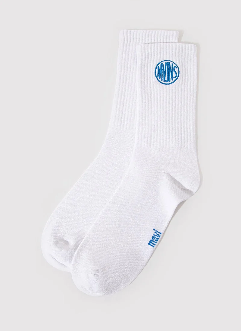 MAVI White Socket Socks